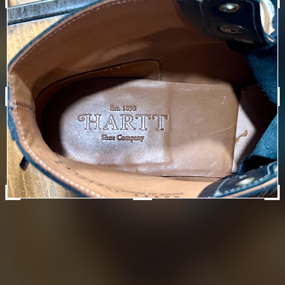 HARTT Ammo Black Leather Combat Boots, Size 9d - Picture 8 of 13